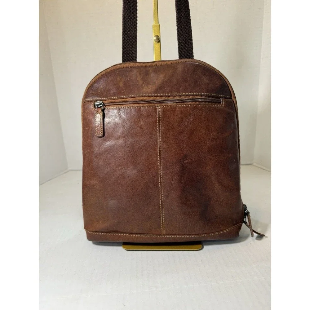 Jack Georges Voyager Convertable Crossbody Leather Bag Messenger American